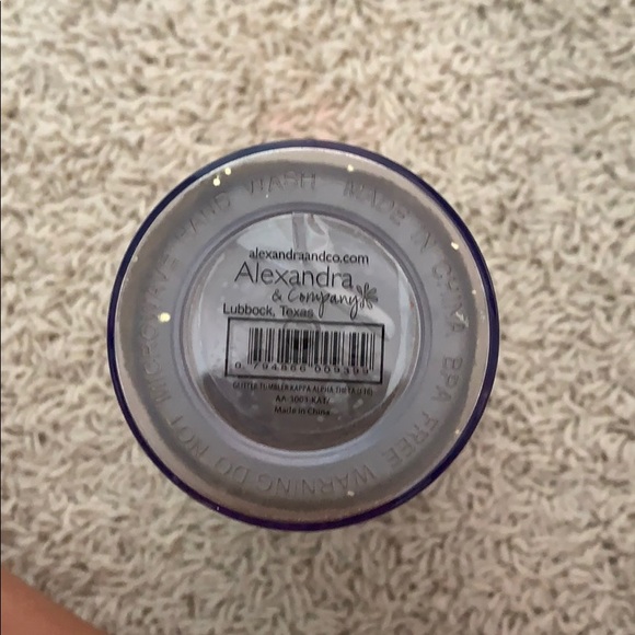 Never used kappa alpha theta sparkly tumbler - Picture 2 of 3